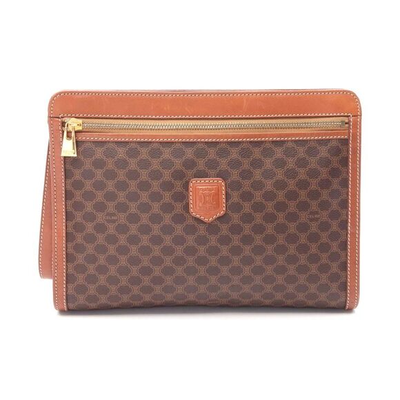 Celine Macadam PVC Leather Clutch Bag - Picture 1 of 10